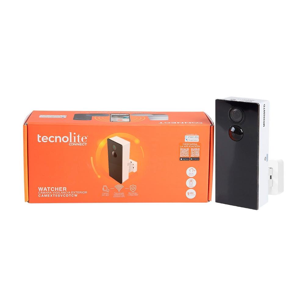 Cámara inteligente con visión nocturna y altavoz IP54 - Tecnolite Connect