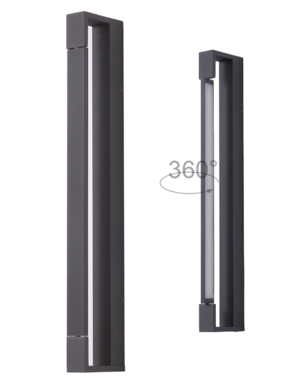 Luminaria de Pared 12W KRILL Negro IP44 – ASTROLED