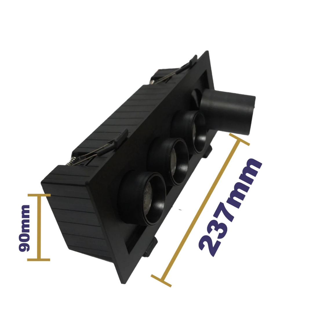 Lámpara LED Telescópica 26W con Spots Ajustables para Techo Falso – LUMMI