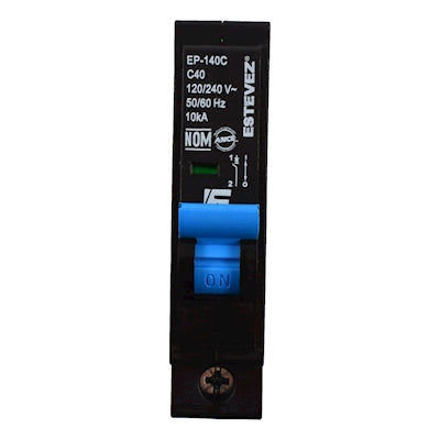 Interruptor Termomagnético Plug-In 1 Polo 40A Curva C - ESTEVEZ