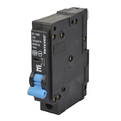 Interruptor Termomagnético de Pastilla Plug-In 1 Polo 60A Curva C - ESTEVEZ
