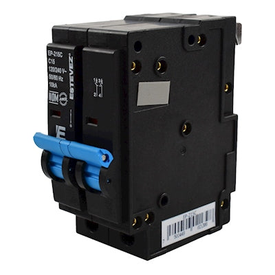 Interruptor Termomagnético de Pastilla Plug-In 2 Polos 15A Curva C - ESTEVEZ