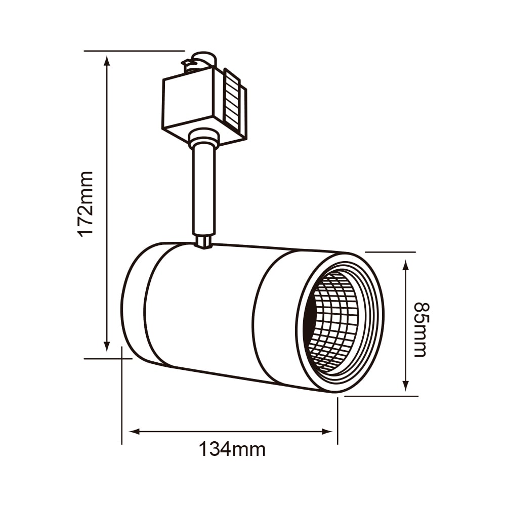 Lámpara Spot de Riel LED Inteligente WiFi Luz RGB + Blanca, Atenuable Halley I Smart - Tecnolite Connect