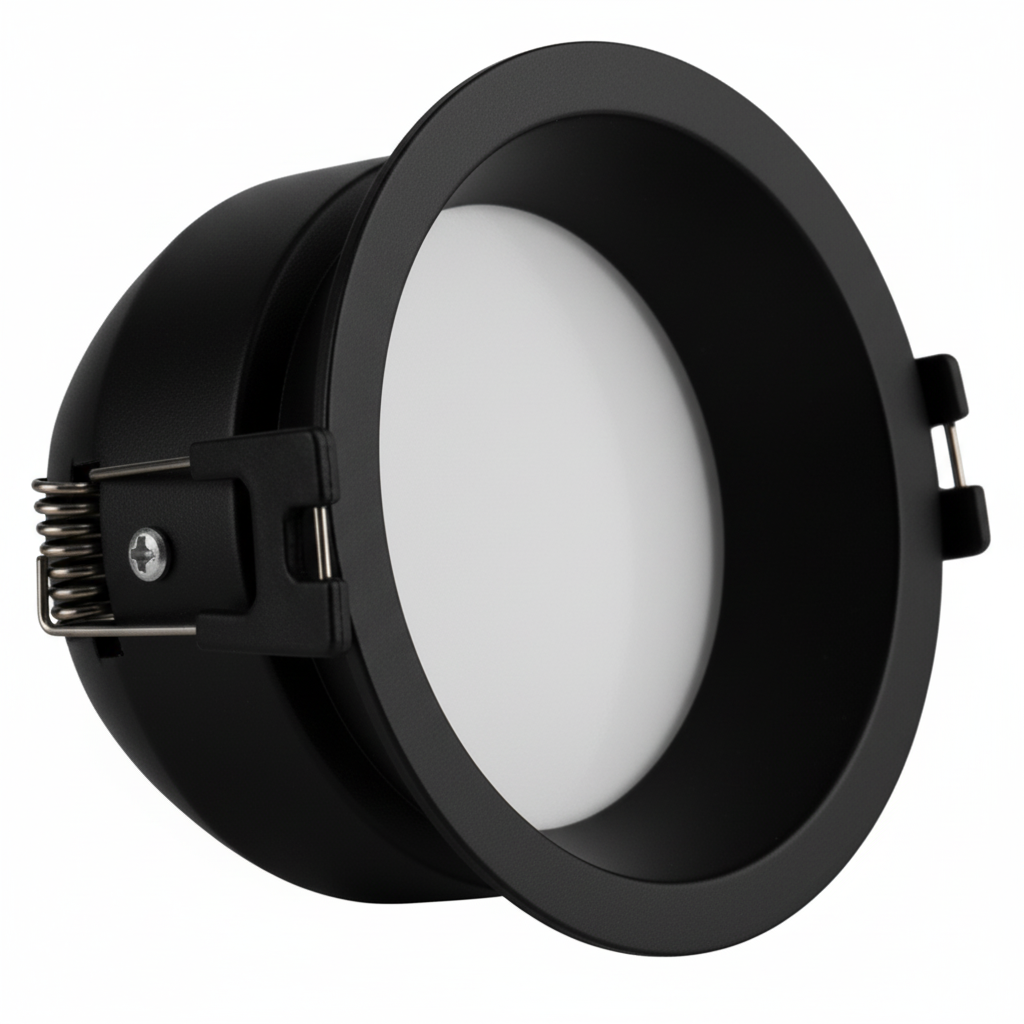 Empotrado Redondo GU10 LEO II Negro IP65 – ASTROLED