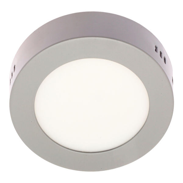 Lámpara LED Drum Sobreponer 5 Pulgadas 6W CCT Níquel - ESTÉVEZ