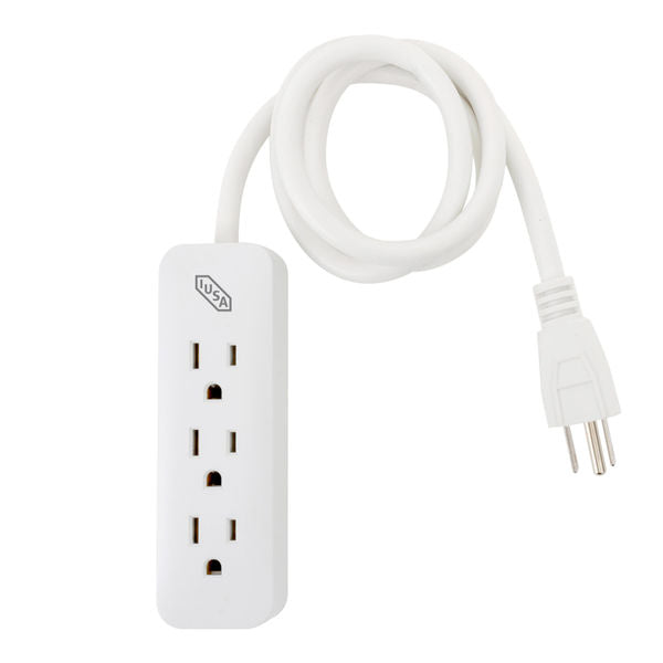 Multicontacto 3 Entradas Barra Eléctrica 13A 1625W 127V - IUSA