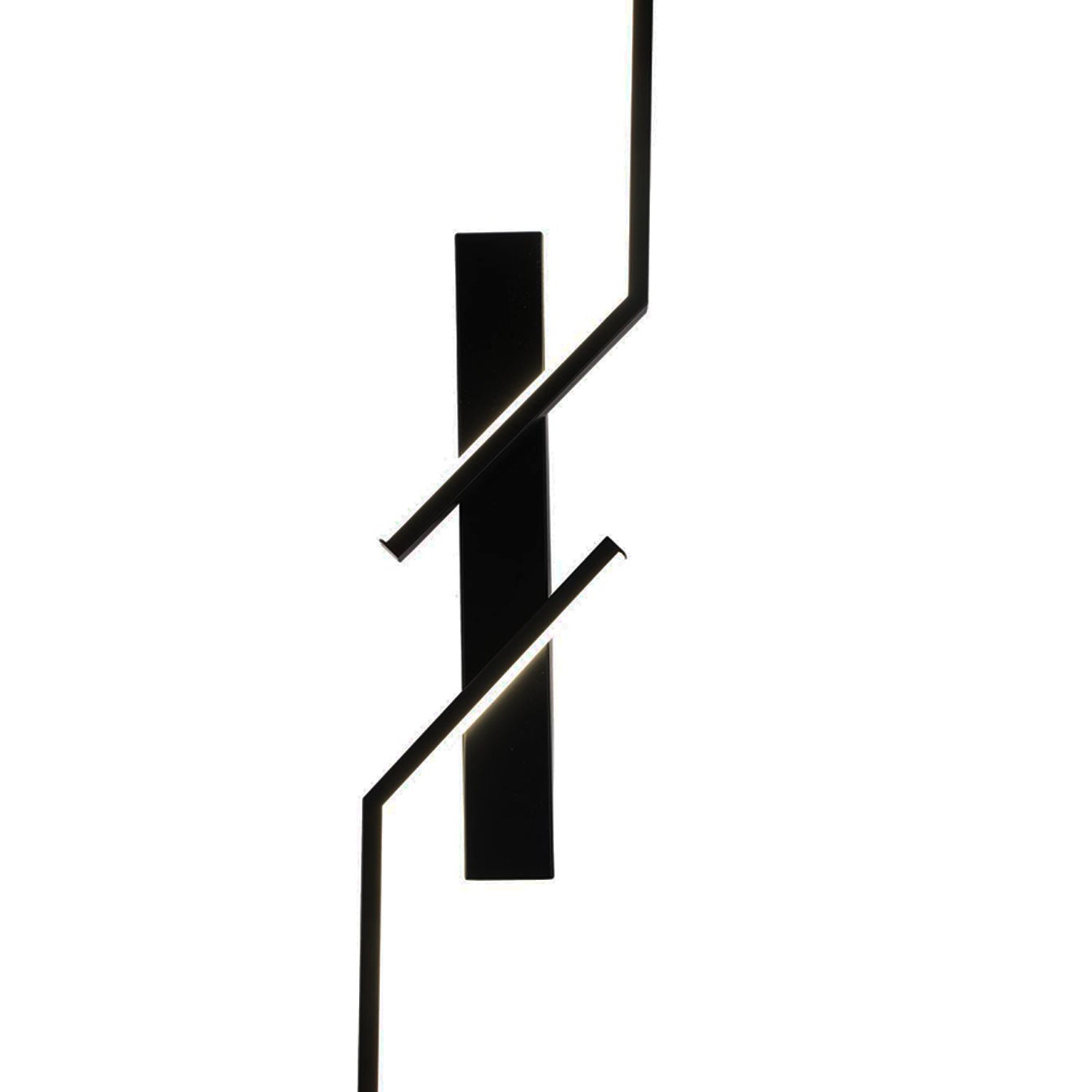 Lámpara LED Pared Lineal Negra 8W – Elegancia