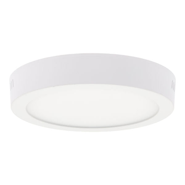 Lámpara LED Techo Sobreponer 12W Redonda Blanca CCT 110-277V - ESTÉVEZ