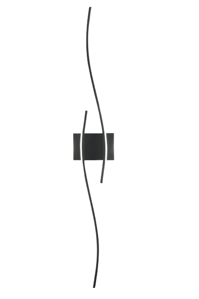 Lámpara de Pared LED Negra 15W Argento LED