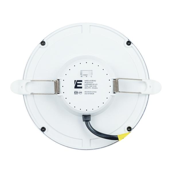 Lámpara LED Extraplana 12W Empotrable 5 Pulgadas Luz Ajustable CCT 110-277V - ESTEVEZ