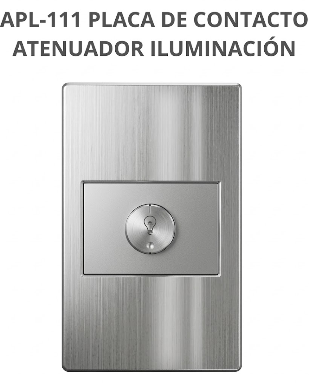 Placa  Atenuador de Luz LED 100W  Gris - ARTLITE