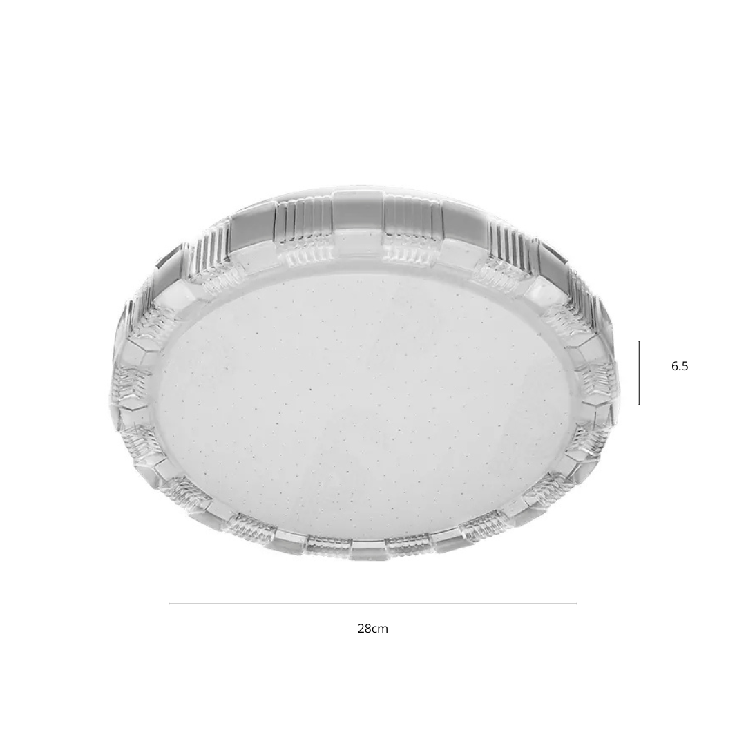 Plafón Moderno LED 15W Luz Tricolor 3 Tonos Ø28cm 127-240V – Maxxi