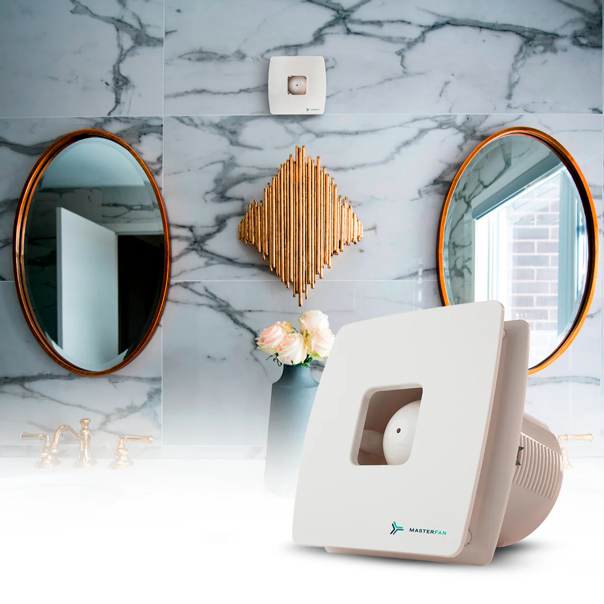 Extractor Citi Blanco 6" Hueso ABS - Masterfan