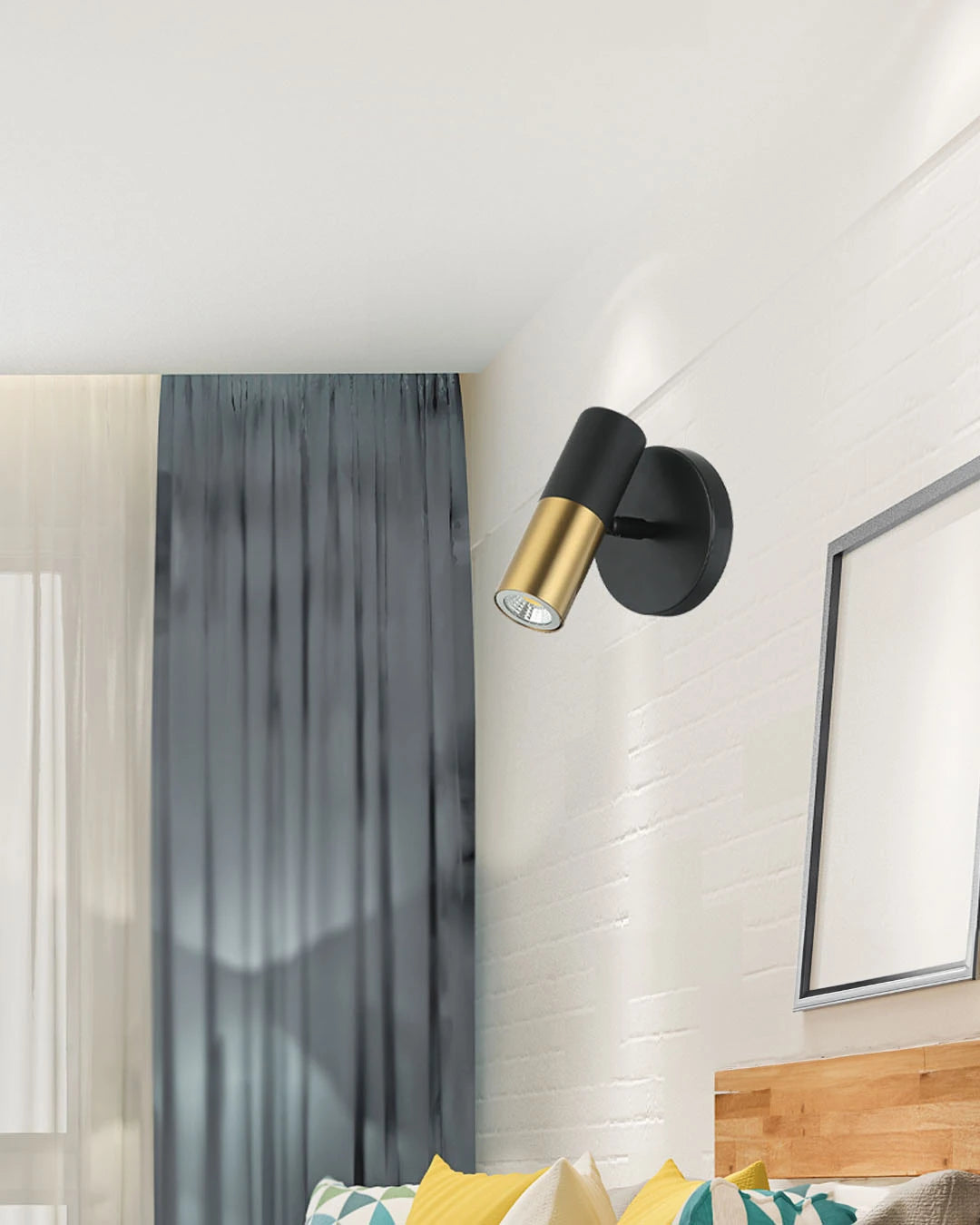 Lámpara Decorativa de Interior GU10 5W Luz Cálida Serie Grigo Negro y Dorado - 2G