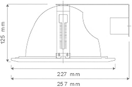 Lámpara de Interior Empotrada 2 Luces E26 127V Satinada - Promo 2x1 – TECNOLITE