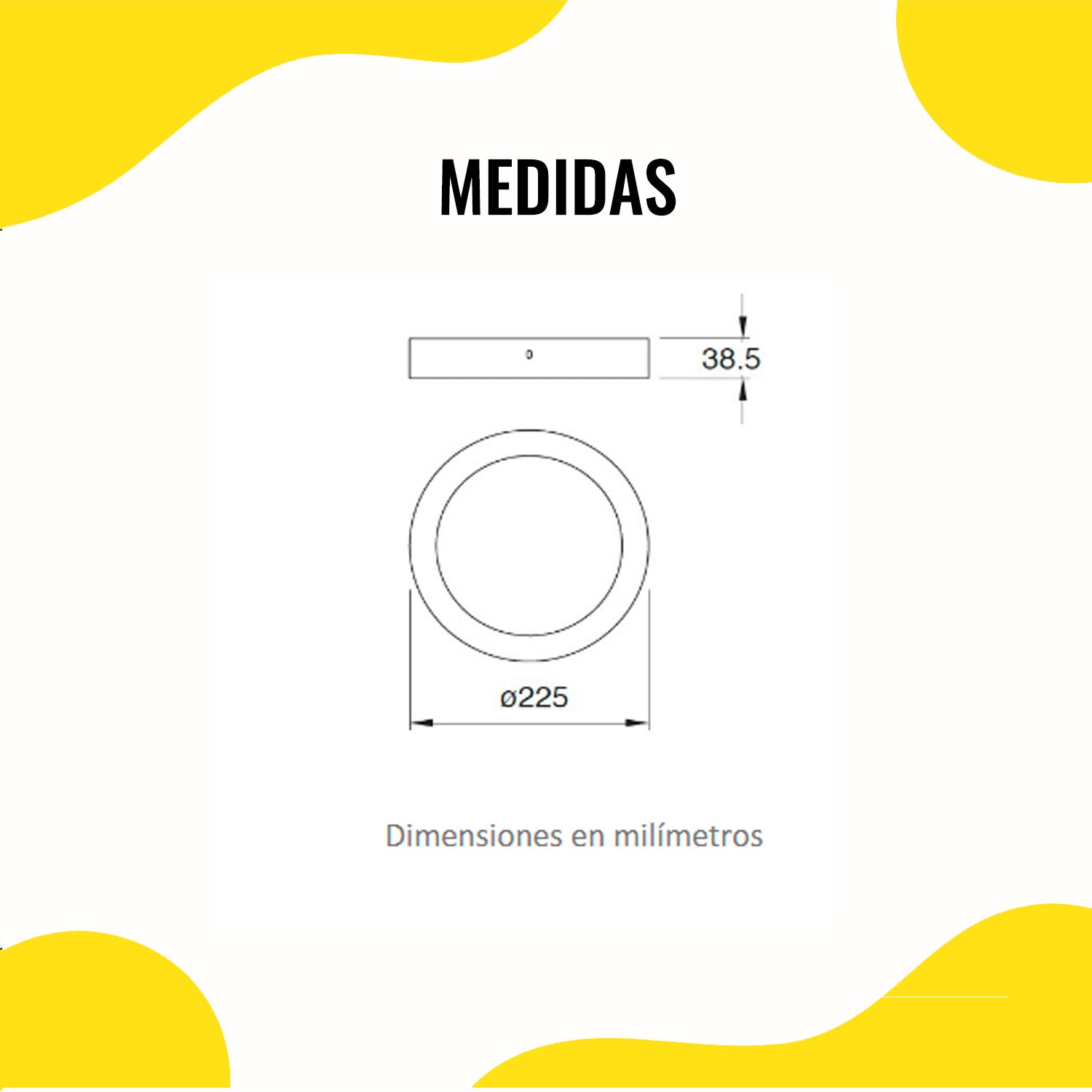 Drum Lum Sobreponer 8PG LED 18W CCT Blanco – Estévez