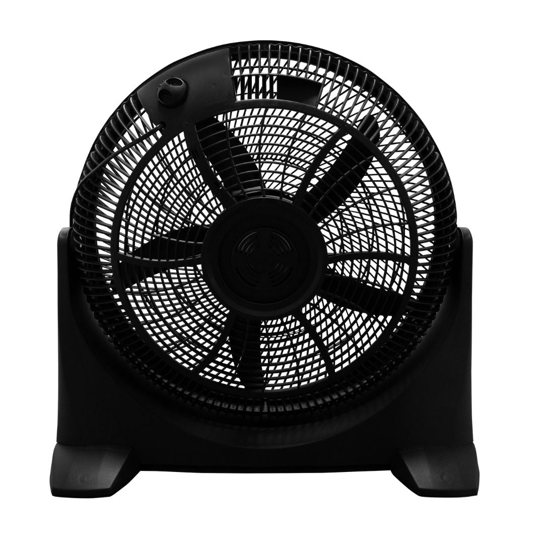 Ventilador de Piso Horus 20" Negro con 5 Aspas, 3 Velocidades y 8 Niveles de Inclinación – Masterfan