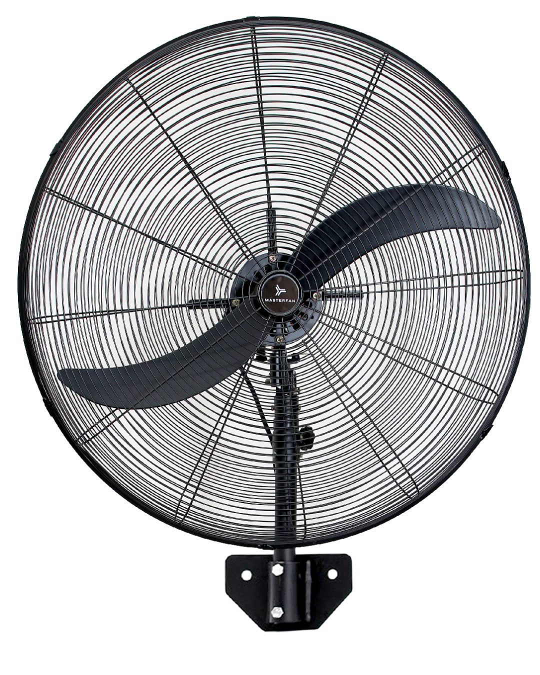 Ventilador de Pared Industrial 30" 2 Aspas 3 Velocidades con Control Integrado 250W Negro - MASTERFAN