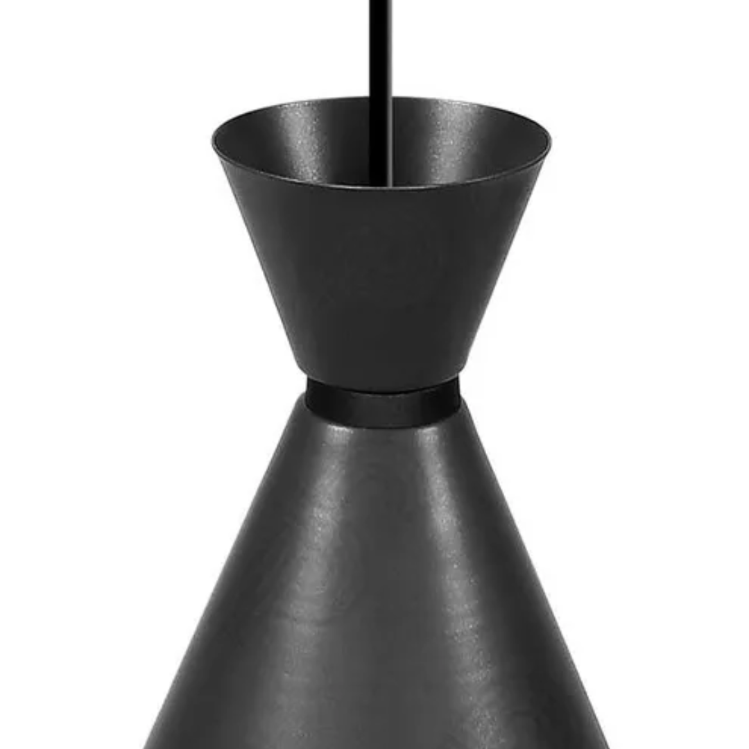 Lámpara Colgante Decorativo de Acero Negro - MAXXI