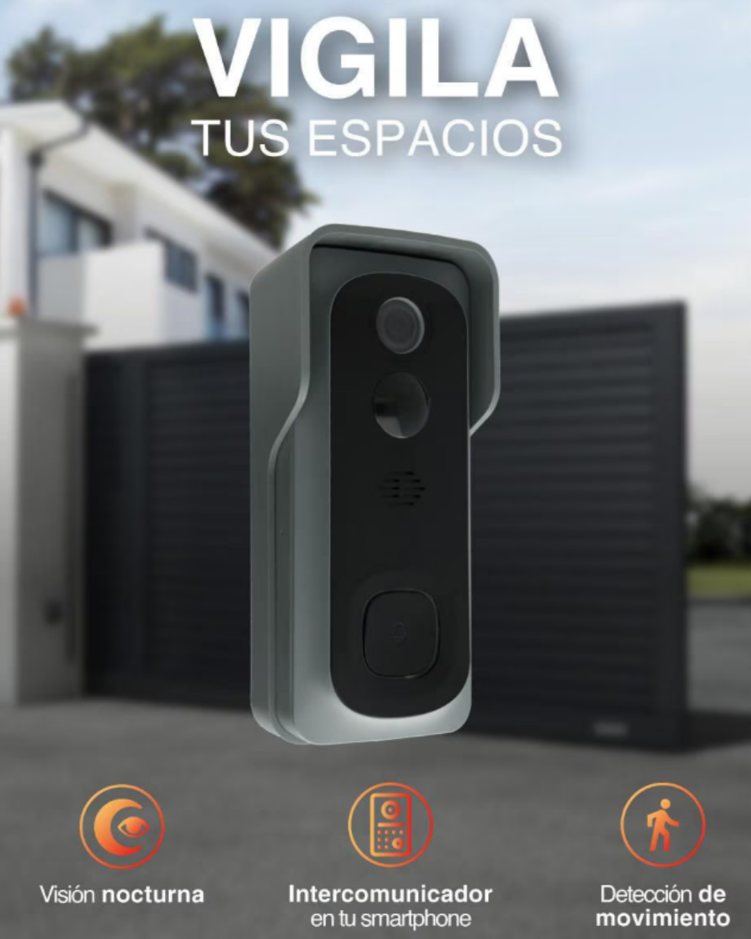 Video Timbre Inteligente WiFi – Tecnolite Connect   | Modelo DBEXT7SVCDTCW