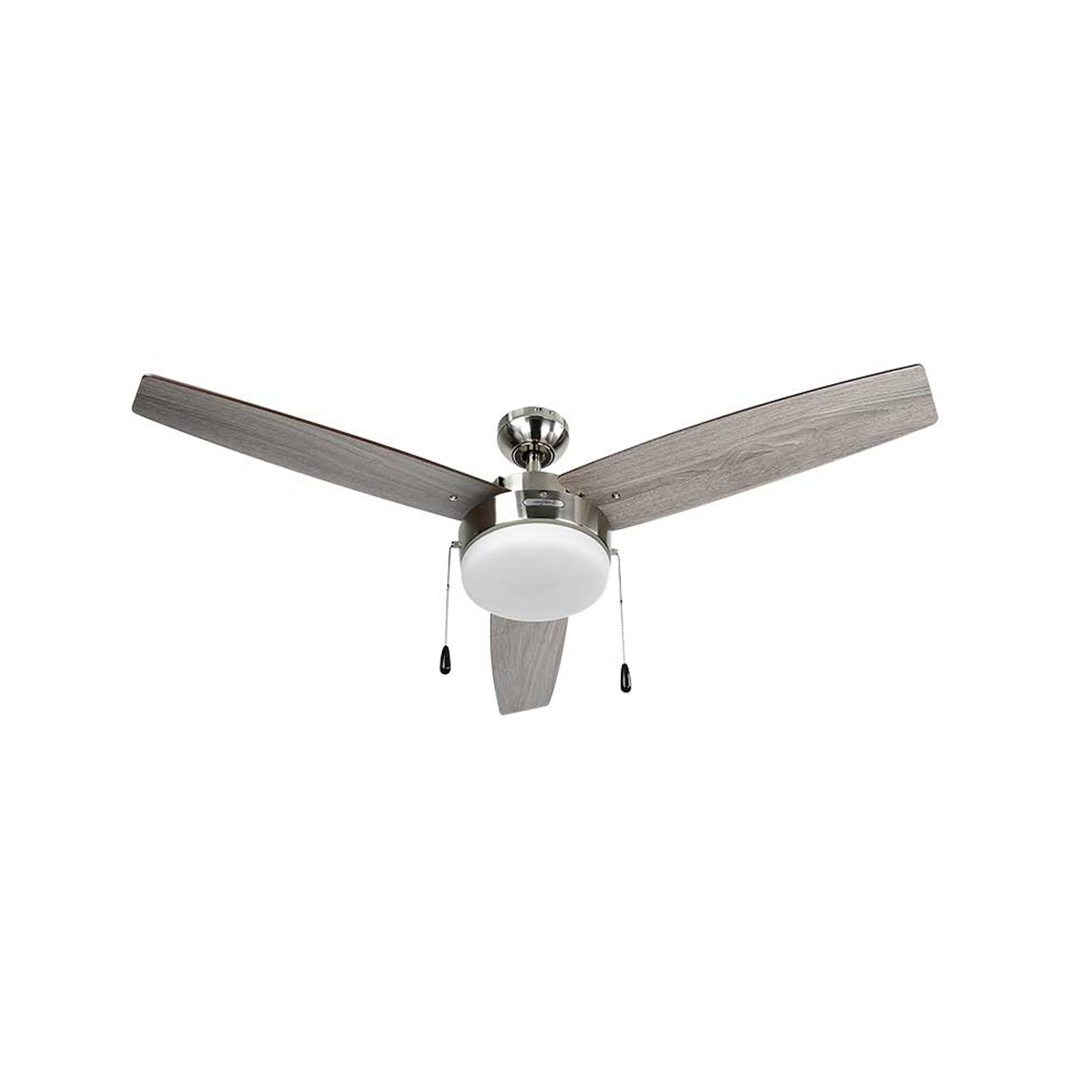 Ventilador de Techo Medina 52" 3 Aspas Roble Claro/Gris – Coolfan