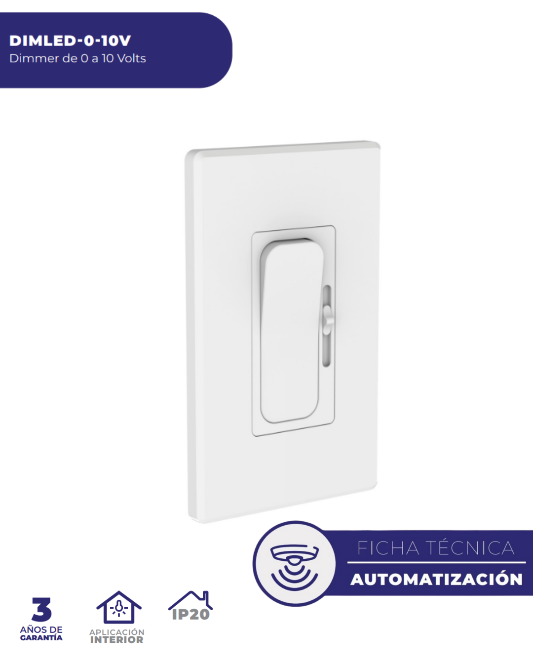 Dimmer Electrónico con Regulador de Potencia Dimled-0-10V - Tecno Aplicaciones