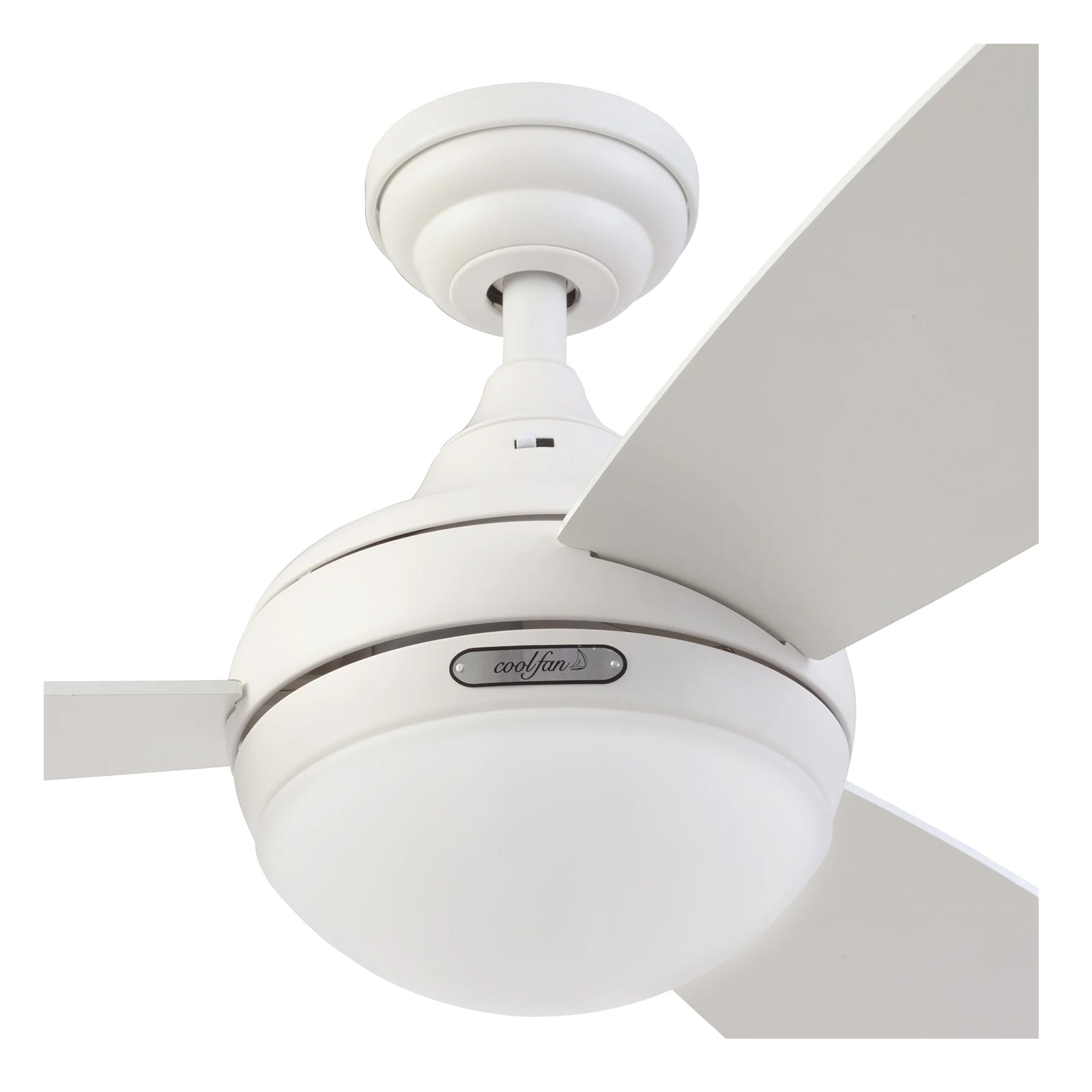 Ventilador de Techo Barlovento 52" Blanco con Luz – Coolfan