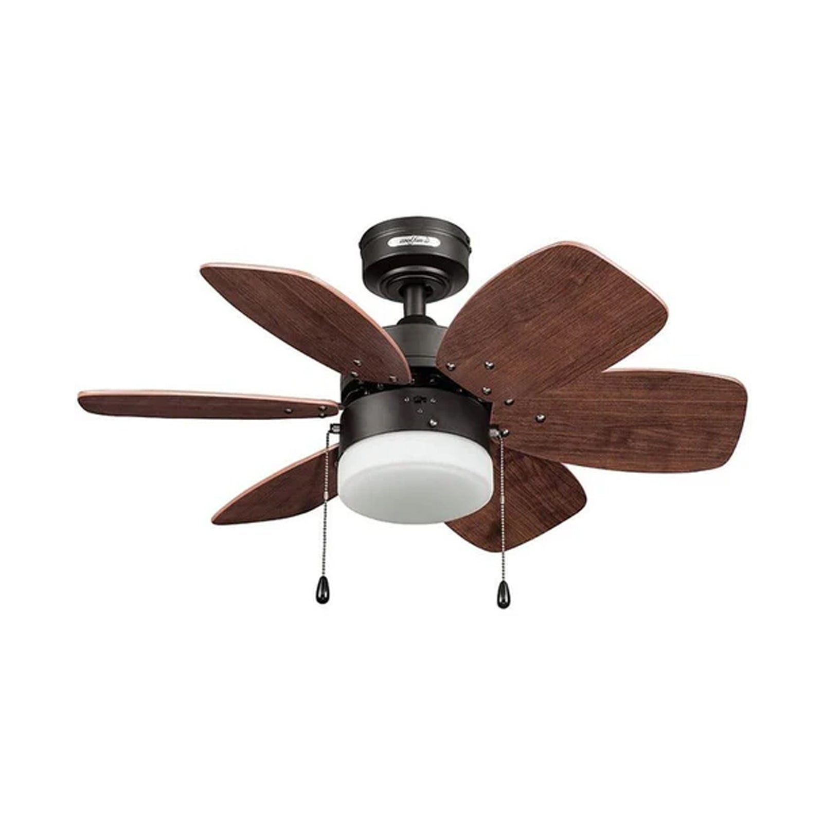 Ventilador de Techo Lombardo 30" con Luz 6 Aspas – Coolfan