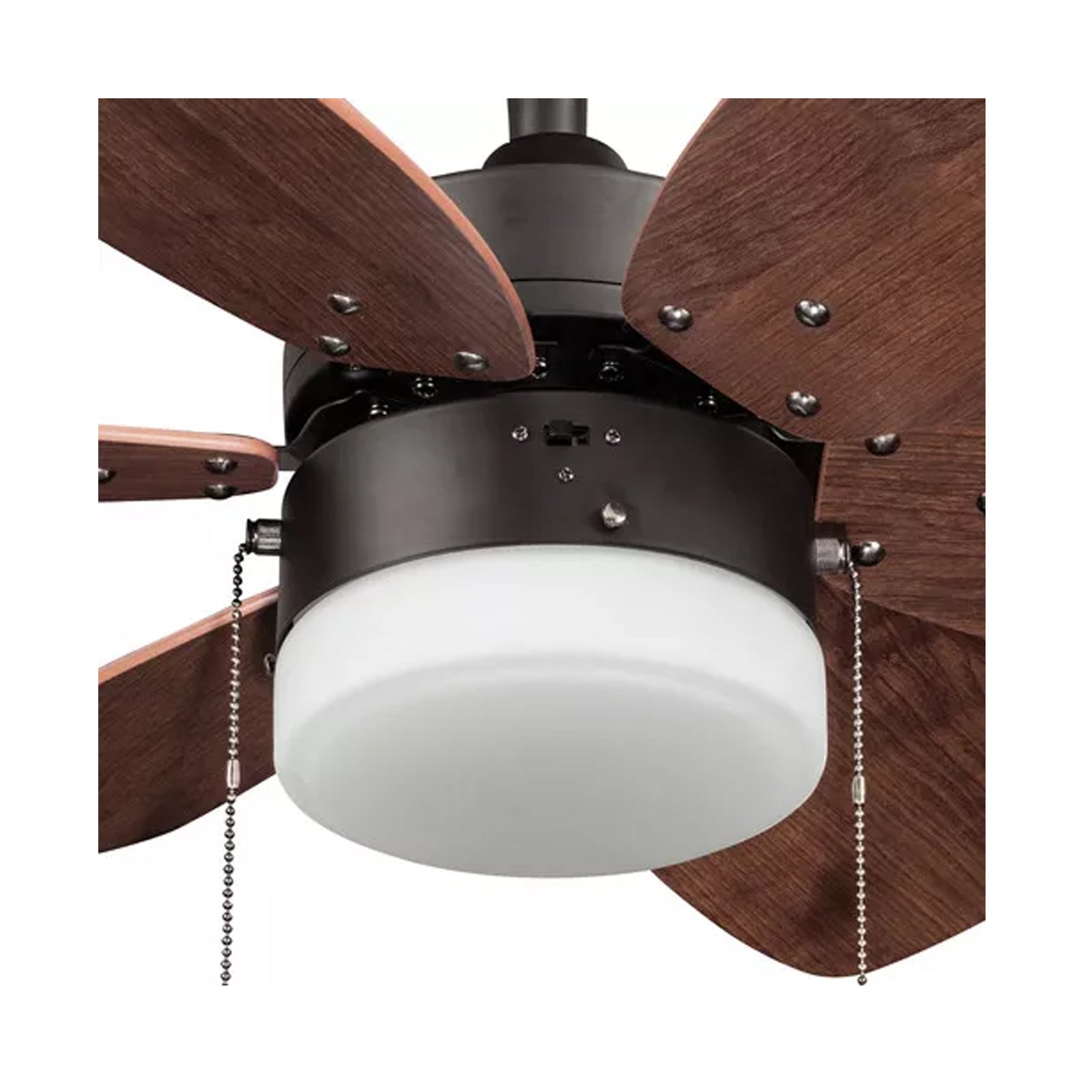 Ventilador de Techo Lombardo 30" con Luz 6 Aspas – Coolfan