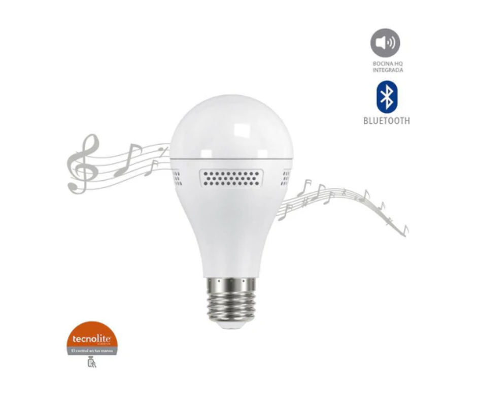 Foco Led A19 9W Smart 4000K E27 Lira 450 lúmenes -Tecnolite