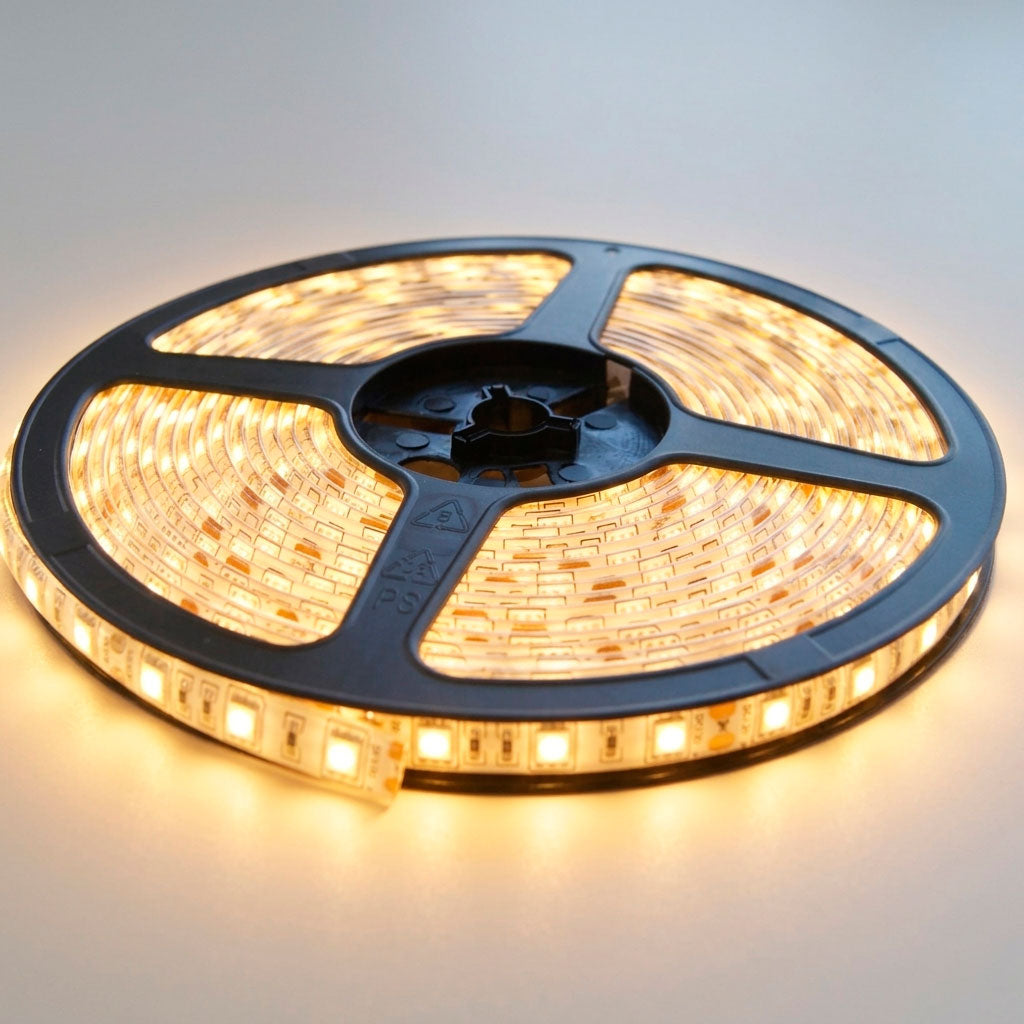 Tira LED de Exterior de Manguera Luz Blanca Cálida 5050 60 LEDs por Metro con Driver 5 Metros - PHILCO