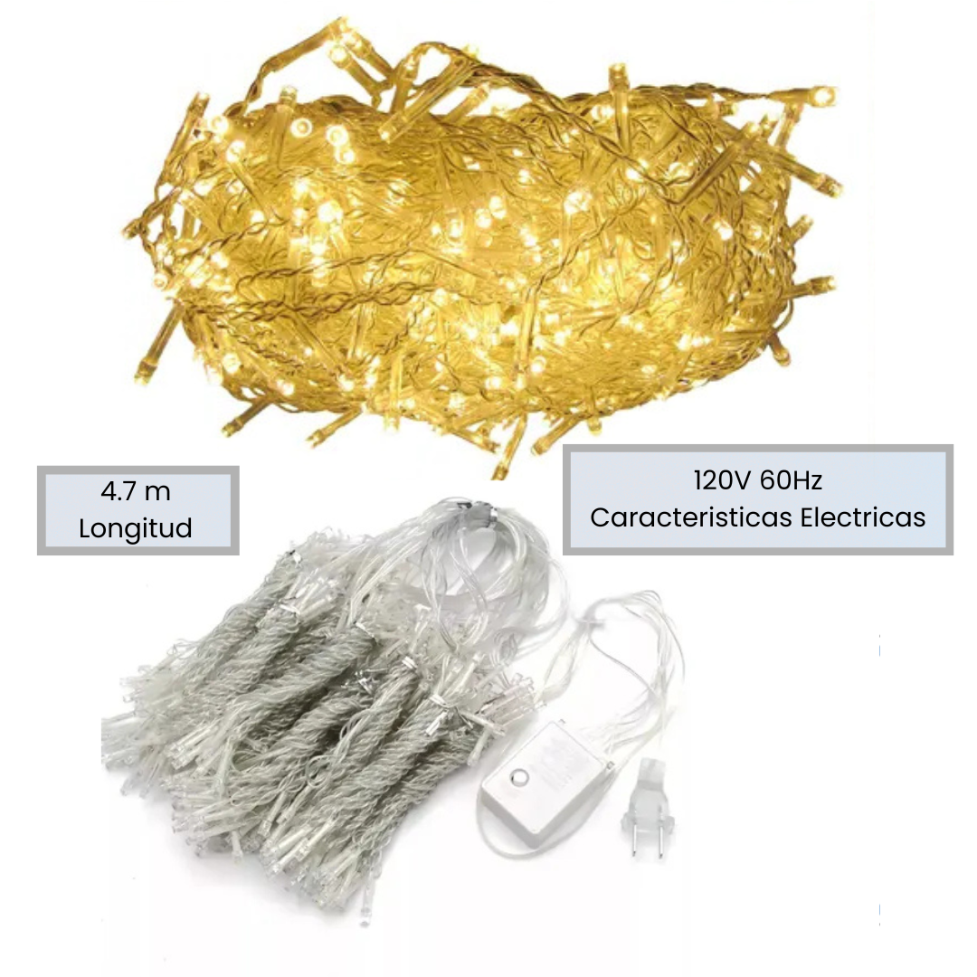 Serie Navideña LED Blanca Tipo Cascada –  PHILCO