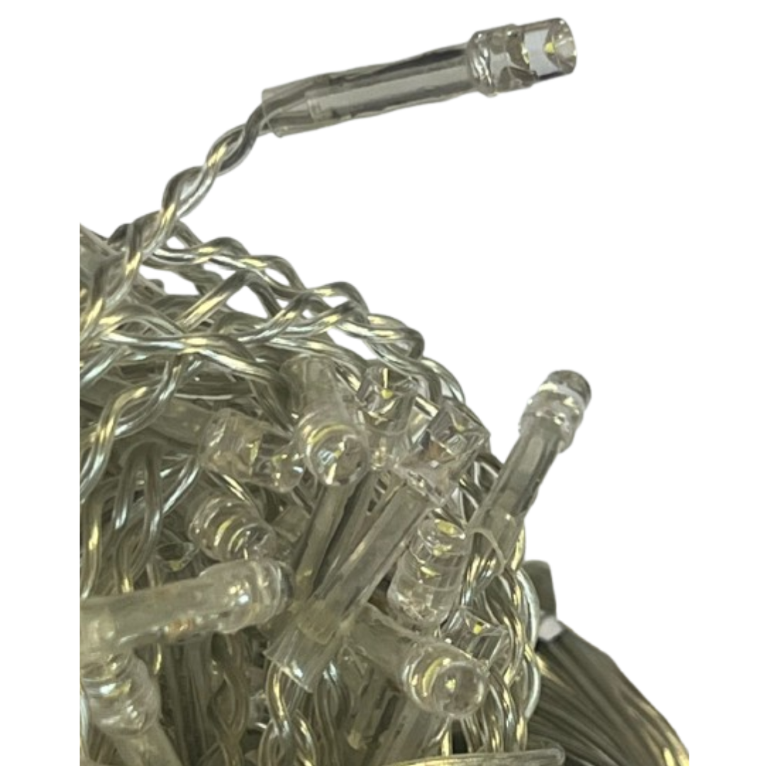 Serie de Luces Navideñas LED Tipo Cascada 4.7 m – Blanca y Ámbar - PHILCO