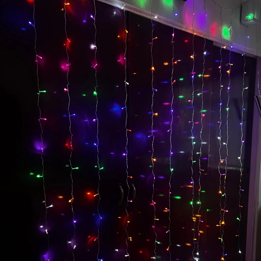 Serie de Navidad Tipo Cascada Luz RGB 4.7M 120V – PHILCO