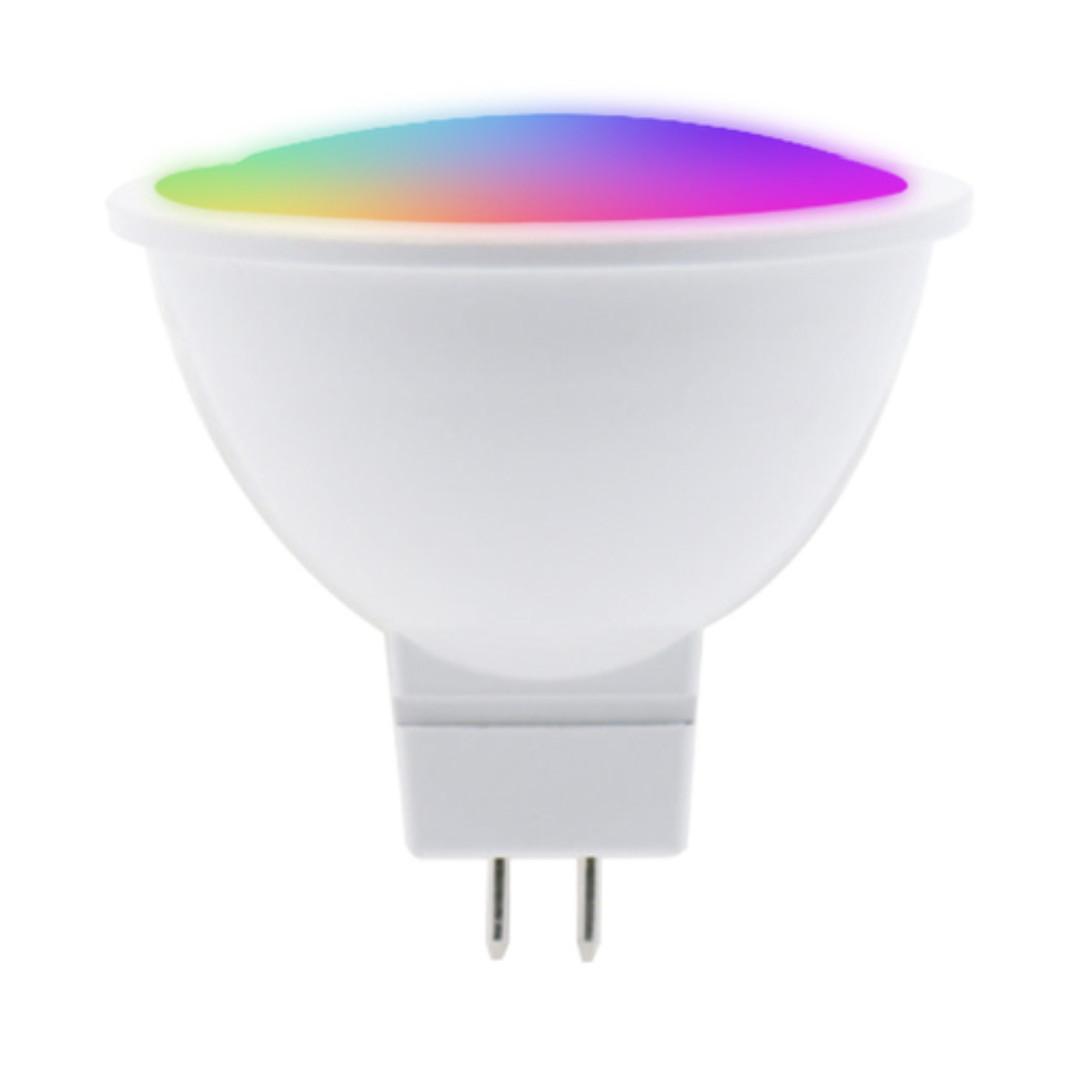 Foco LED MR16 de 5W RGB 127V CCT Ajustable Smart - Tecnolite Connect