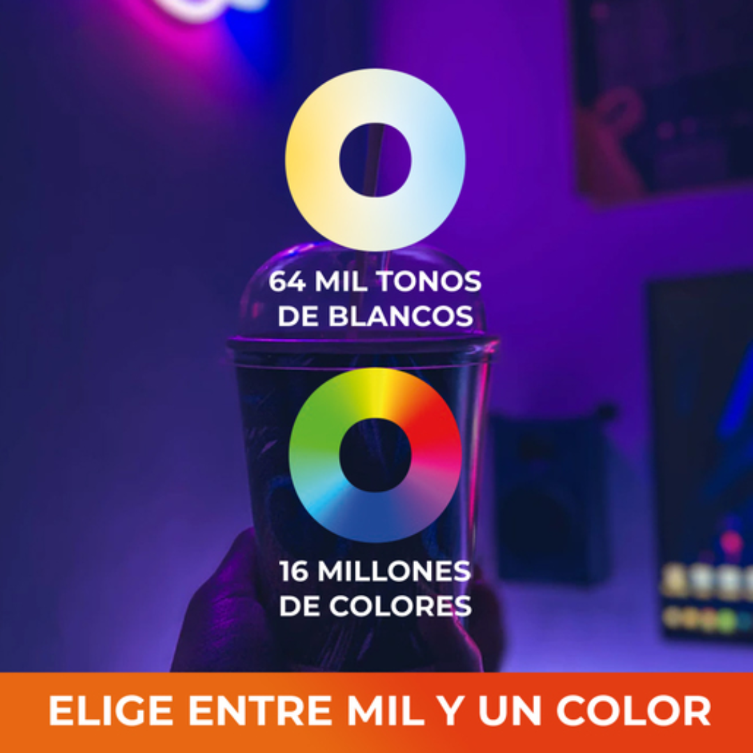 Foco LED MR16 de 5W RGB 127V CCT Ajustable Smart - Tecnolite Connect