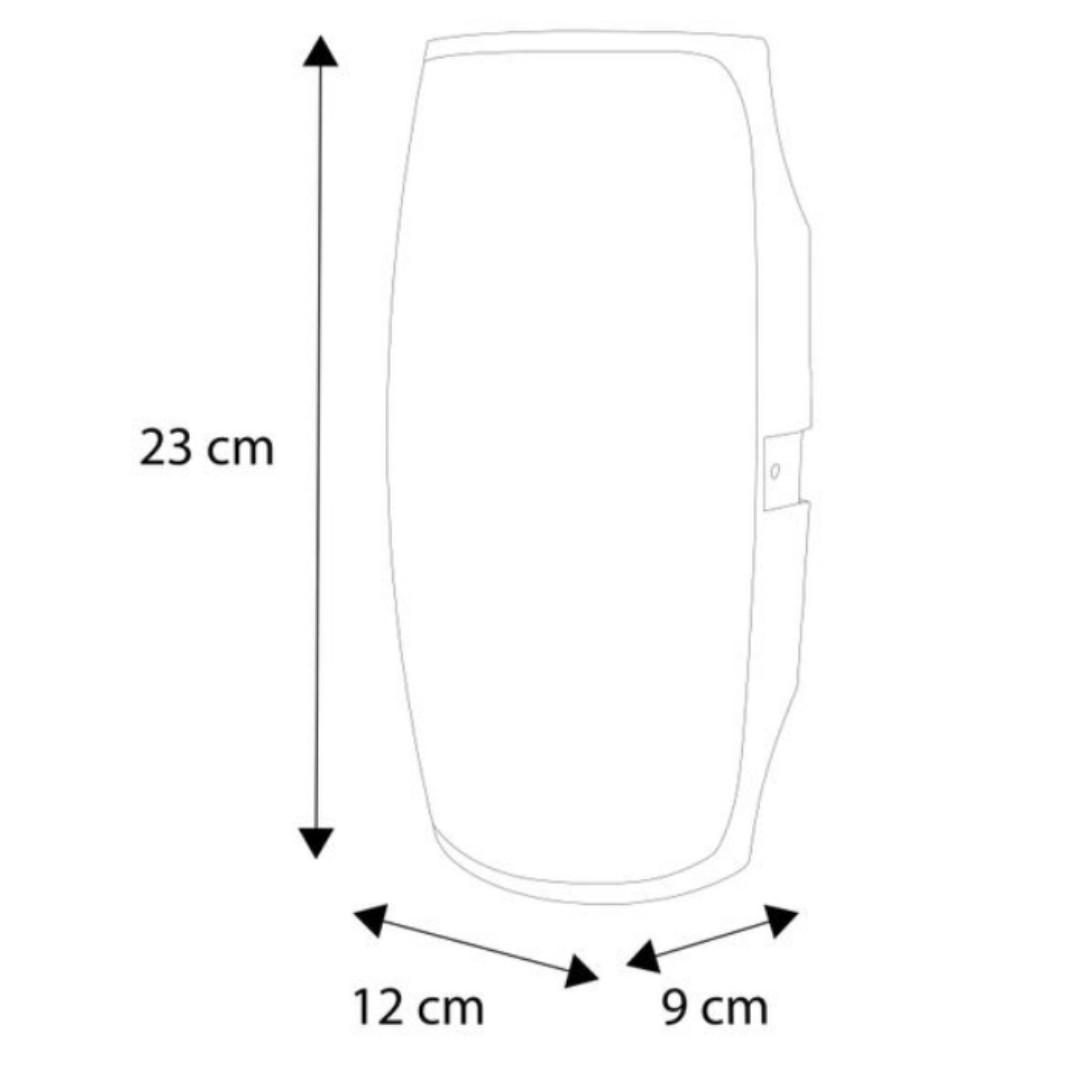 Lámpara Arbotante Maxxi LED 18W Blanco Mate 23 X 12 X 9 - MAXXI