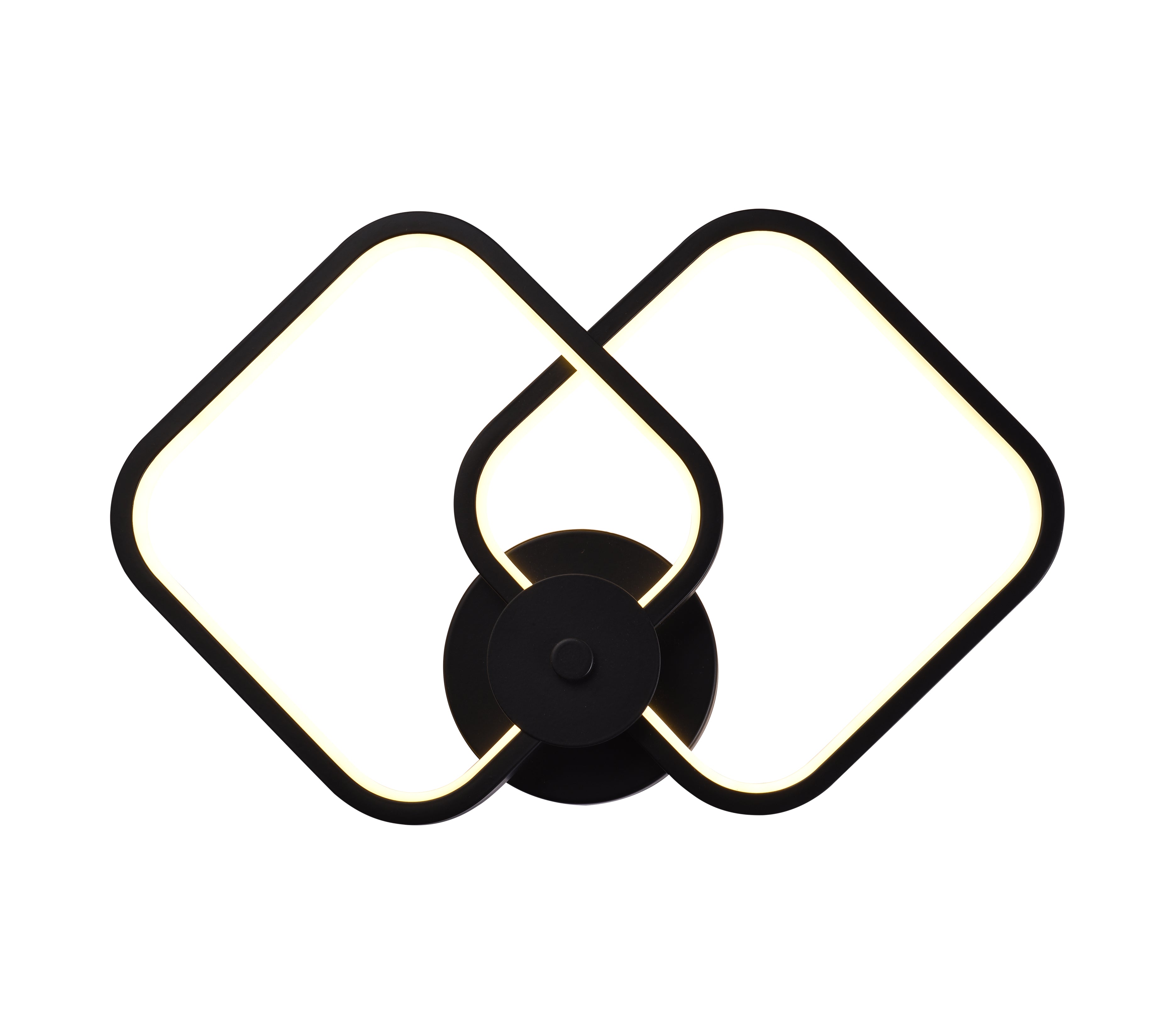 Lámpara de Pared Arbotante Negra 3 Tonos de Luz