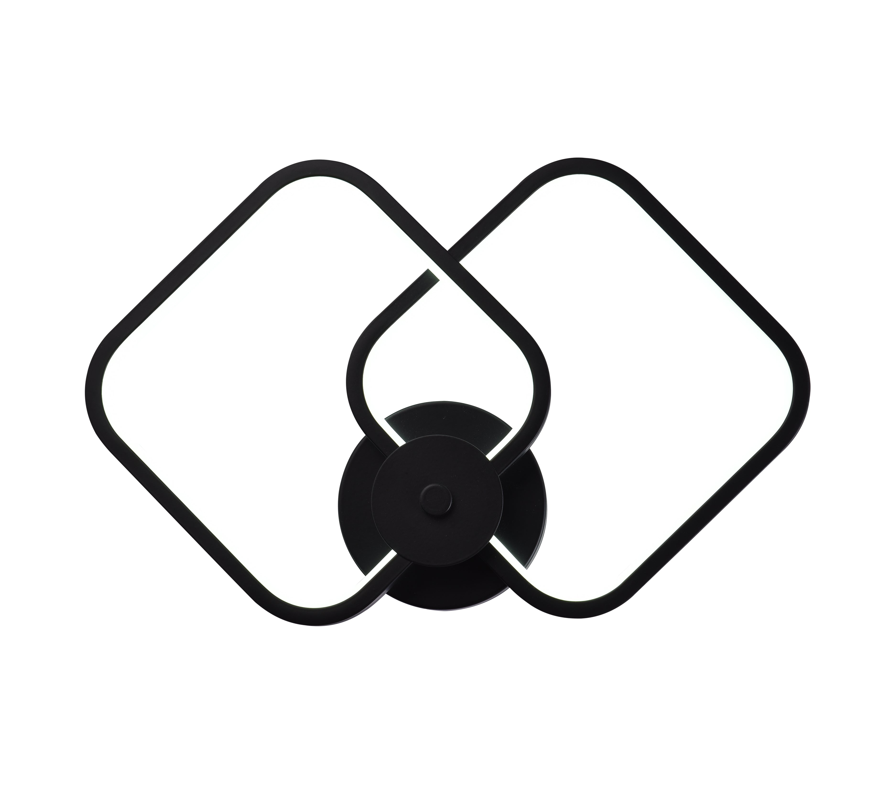 Lámpara de Pared Arbotante Negra 3 Tonos de Luz