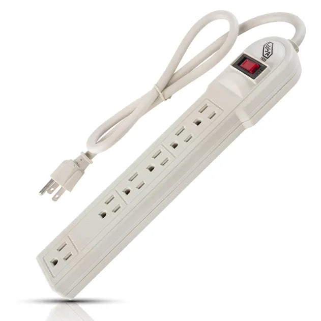 Multicontacto Eléctrico IUSA 5 Entradas 15A 127V -  IUSA
