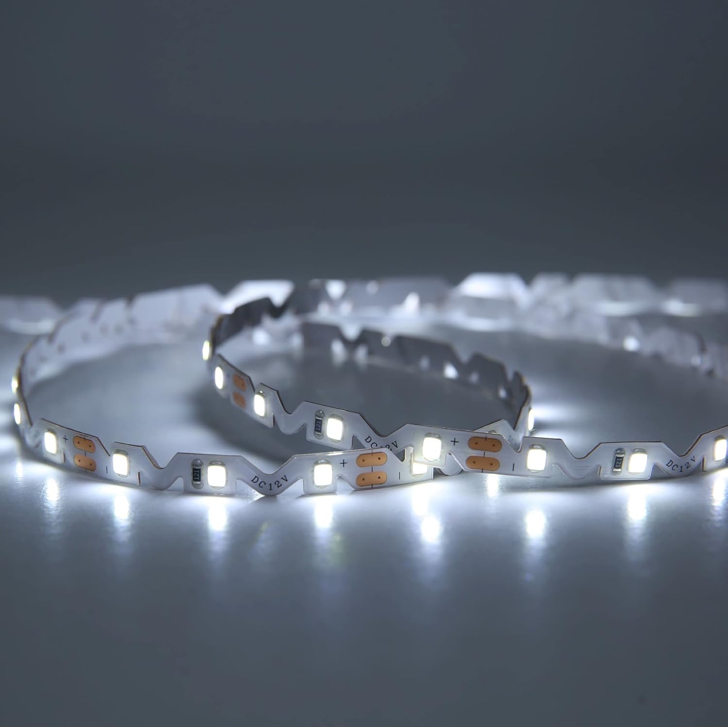 Tira de LED en Forma de S 12V 6.8W/m 7000K IP66 - Tecnolite