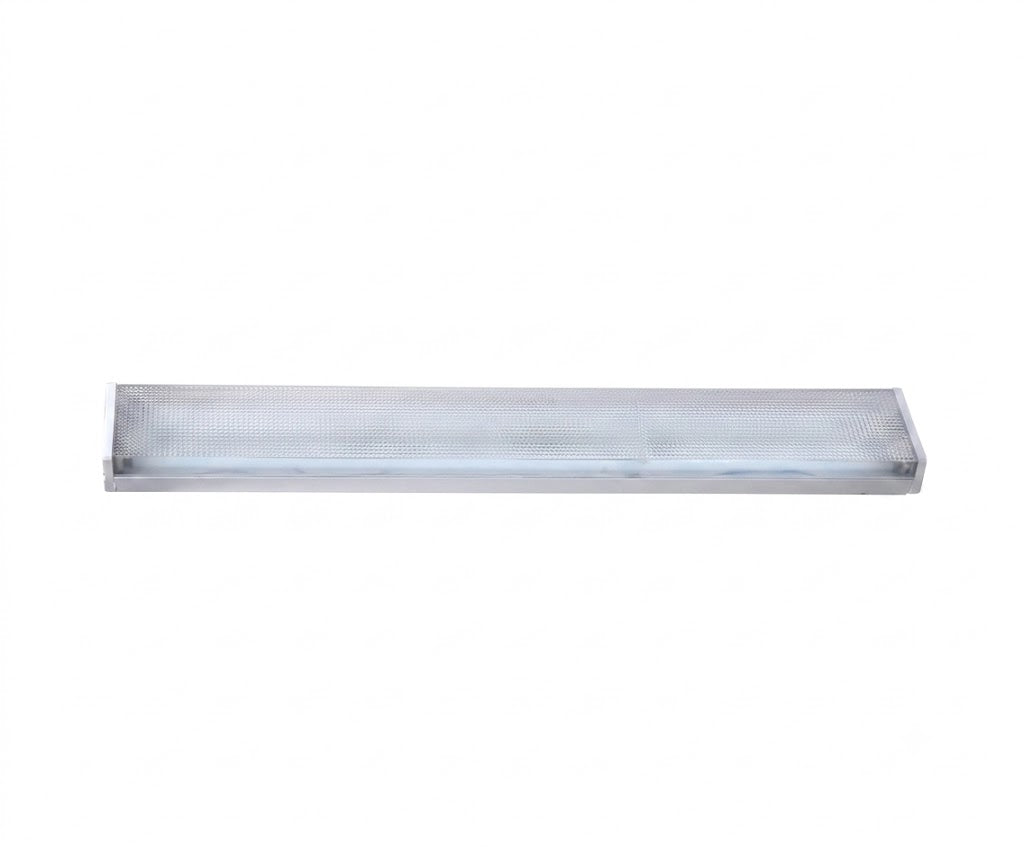 Gabinete de Sobreponer 120cm para 2 Tubos LED T8 con Cubierta Prismática -PHILCO
