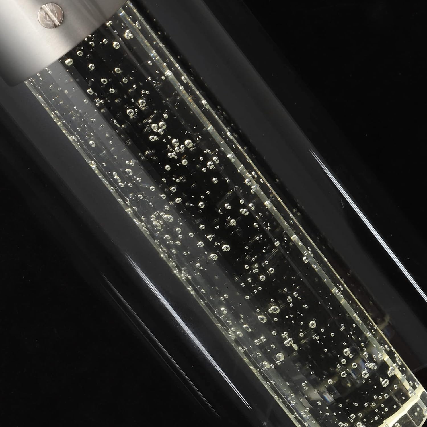 Colgante Sienna Cilindro Transparente Cromado G9 - Stratto