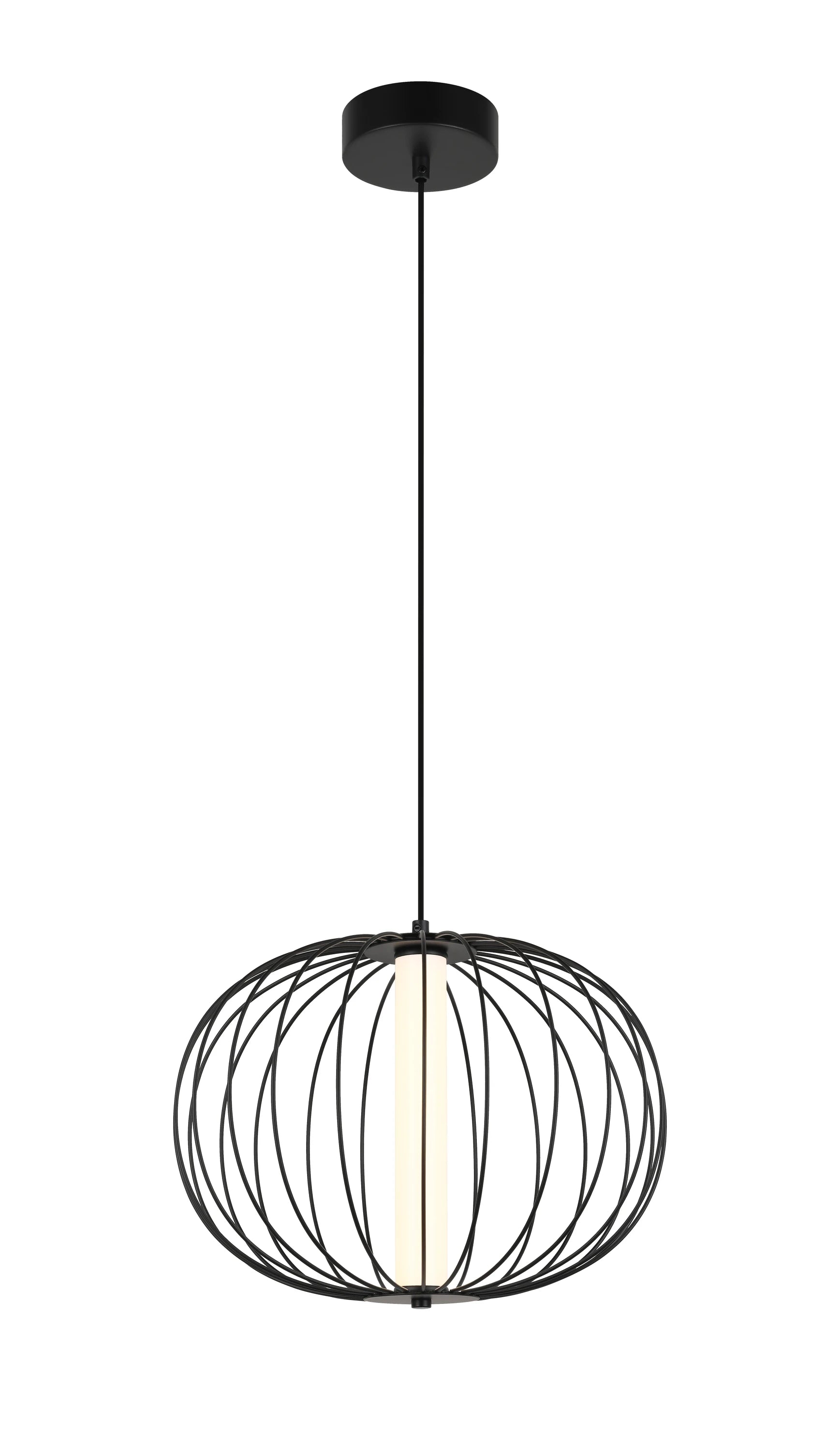 Lámpara Colgante LED Negro 7.5W  3 Tonos de Luz 3000K/4000K/6000K - 2G