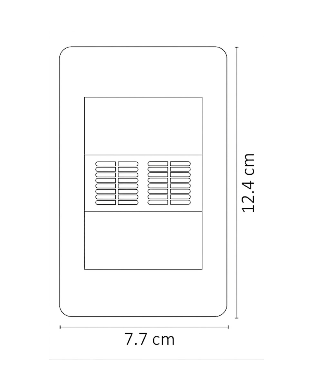 Placa con Botón Zumbador para Timbre en Acero Inoxidable -  ARTLITE