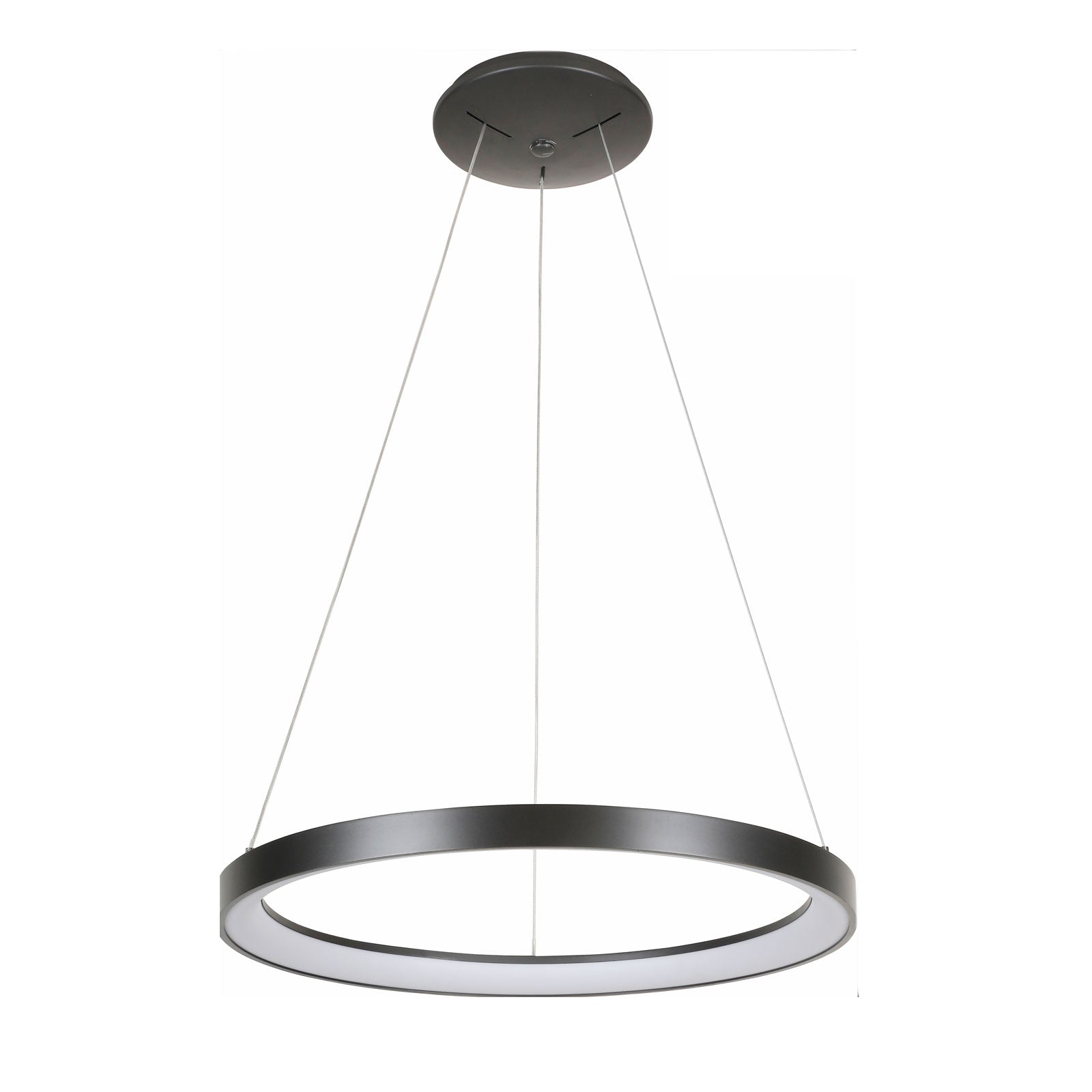 Lámpara LED Colgante Negro 58W con Control y App – 2G