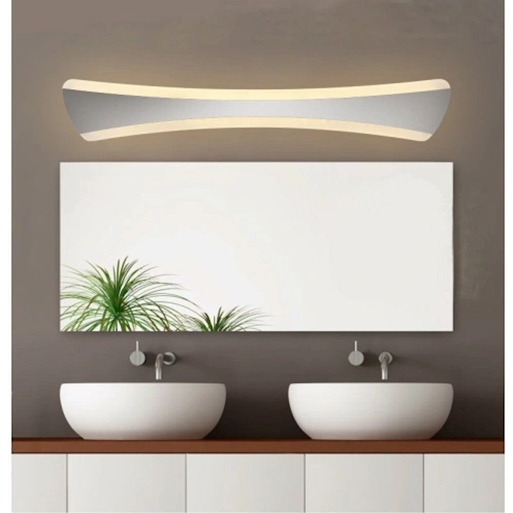 Arbotante LED 18W 3000K de Acero Inoxidable Cromado | Luz Cálida - MAXXI