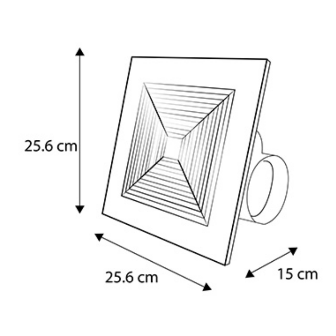 Extractor de Aire Estilo Americano 4" Blanco – Estévez