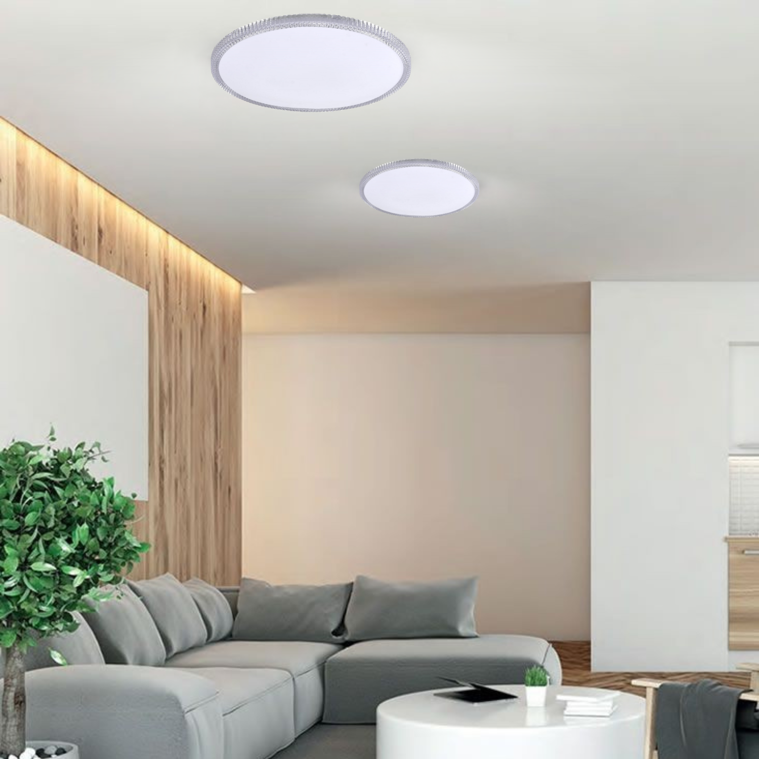 Plafón LED 12W Modelo 8275 con 3 Tonos de Luz - MAXXI