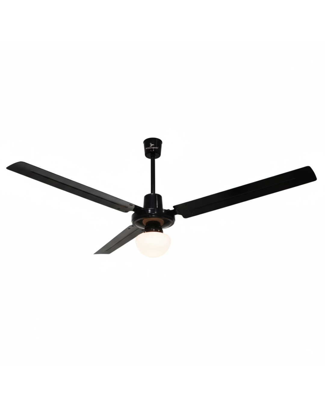 Ventilador de Techo Icarus 56" 3 Aspas con Luz Base E26 5 Velocidades 75W Negro - MASTERFAN